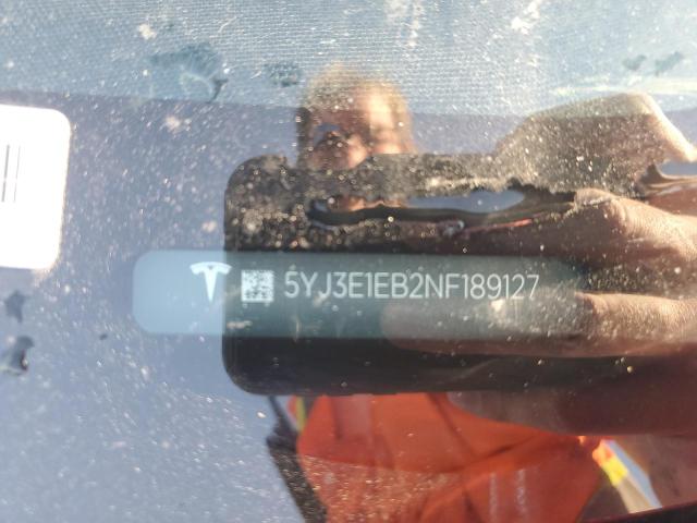 2022 TESLA MODEL 3 - 5YJ3E1EB2NF189127