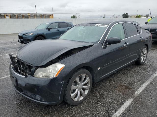 INFINITI M35 BASE 2006 black  gas JNKAY01E56M104362 photo #1