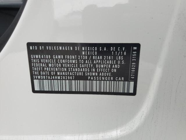 2017 VOLKSWAGEN JETTA SE - 3VWDB7AJ4HM282967