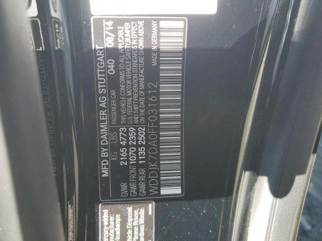 2015 MERCEDES-BENZ SL 550 - WDDJK7DA0FF031612