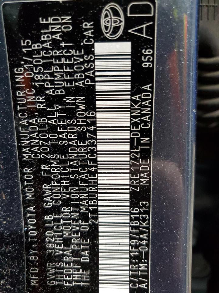 Toyota Corolla l 2015