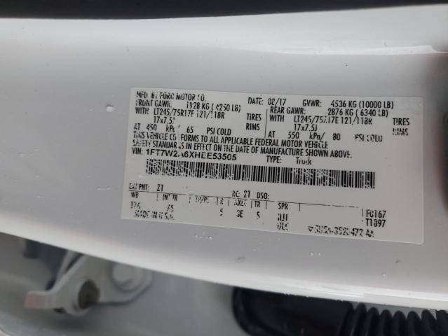 2017 FORD F250 SUPER - 1FT7W2A6XHEE53505