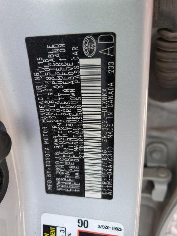 2016 TOYOTA COROLLA L - 2T1BURHE7GC550815