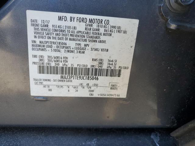 2018 FORD ECOSPORT S - MAJ3P1TE9JC185046