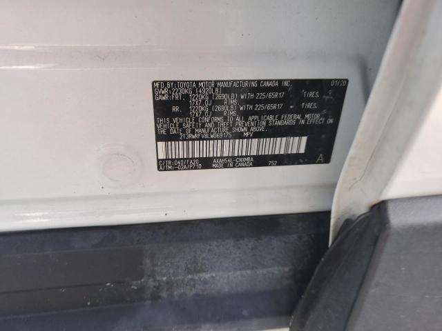 2020 TOYOTA RAV4 XLE - 2T3RWRFV8LW069175
