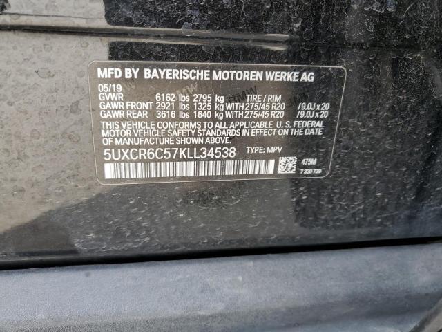 2019 BMW X5 XDRIVE4 - 5UXCR6C57KLL34538