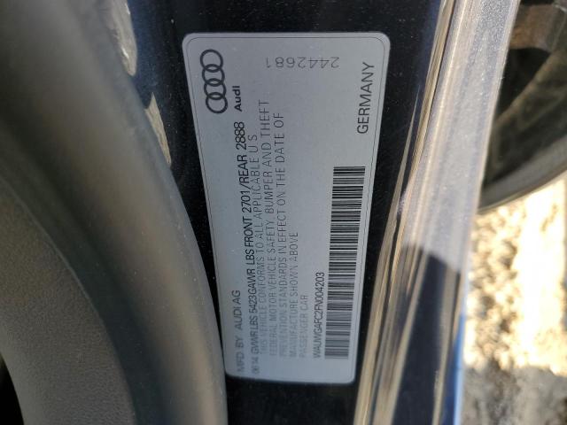 2015 AUDI A7 PREMIUM WAUWGAFC2FN004203