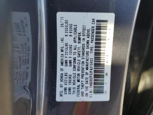 2015 HONDA ACCORD SPO - 1HGCR2F52FA215403
