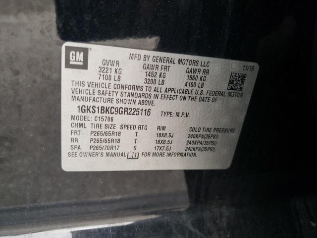 2016 GMC YUKON SLT 1GKS1BKC9GR225116