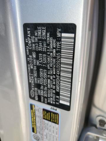 2019 HYUNDAI SANTA FE X - KM8SRDHF4KU309265