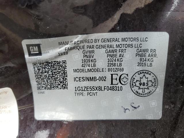 2020 CHEVROLET MALIBU PRE - 1G1ZE5SX8LF048310