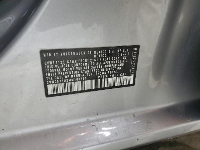 2021 VOLKSWAGEN JETTA S - 3VWC57BU2MM100561
