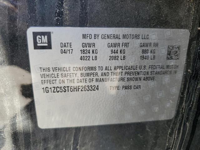 2017 CHEVROLET MALIBU LS - 1G1ZC5ST6HF263324