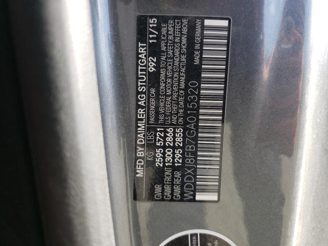 2016 MERCEDES-BENZ S 550 - WDDXJ8FB7GA015320
