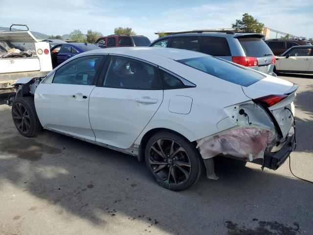 HONDA CIVIC SPOR 2020 white  gas 2HGFC2F85LH572323 photo #3