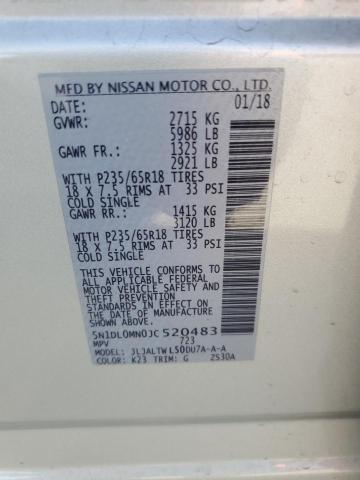 2018 INFINITI QX60 5N1DL0MN0JC520483