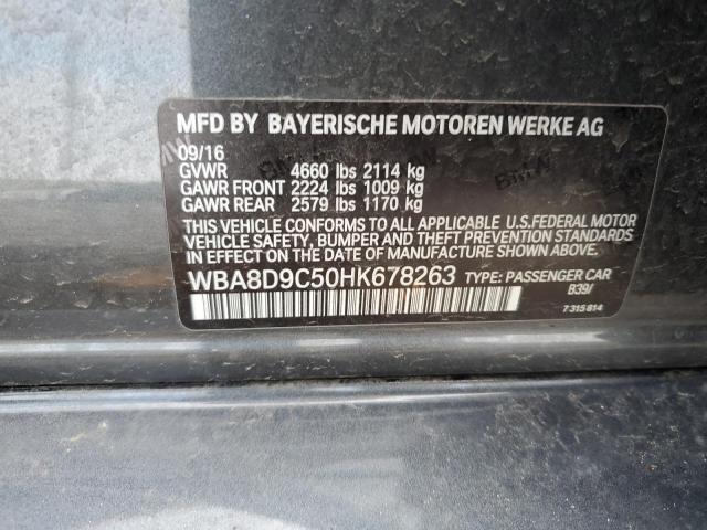 2017 BMW 330 XI - WBA8D9C50HK678263