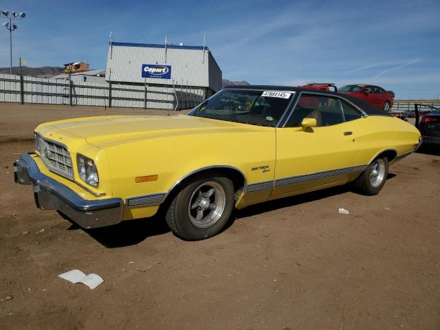 FORD GRNDTORINO 1973 yellow   3A35H136634 photo #1