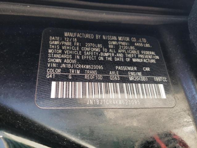 2019 NISSAN ROGUE SPOR - JN1BJ1CR4KW623095