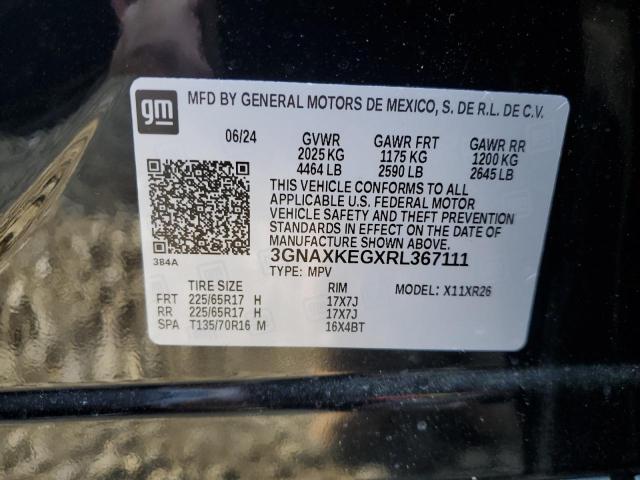 2024 CHEVROLET EQUINOX LT - 3GNAXKEGXRL367111