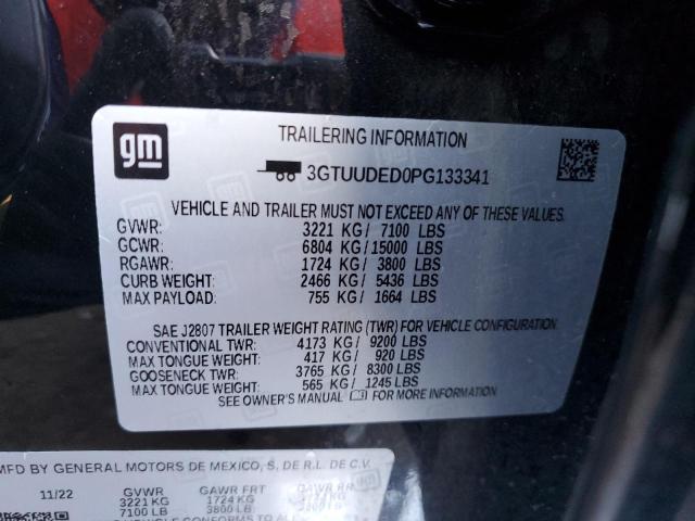 2023 GMC SIERRA K15 - 3GTUUDED0PG133341