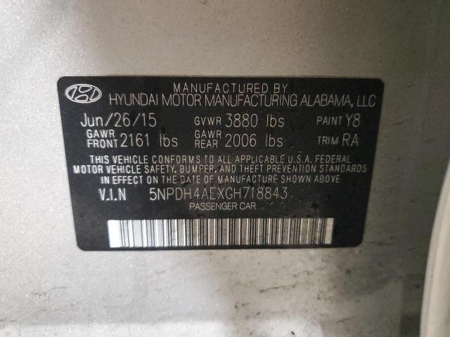2016 HYUNDAI ELANTRA SE - 5NPDH4AEXGH718843