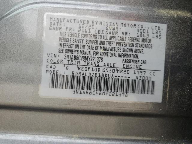 2021 NISSAN SENTRA SV - 3N1AB8CV8MY221378