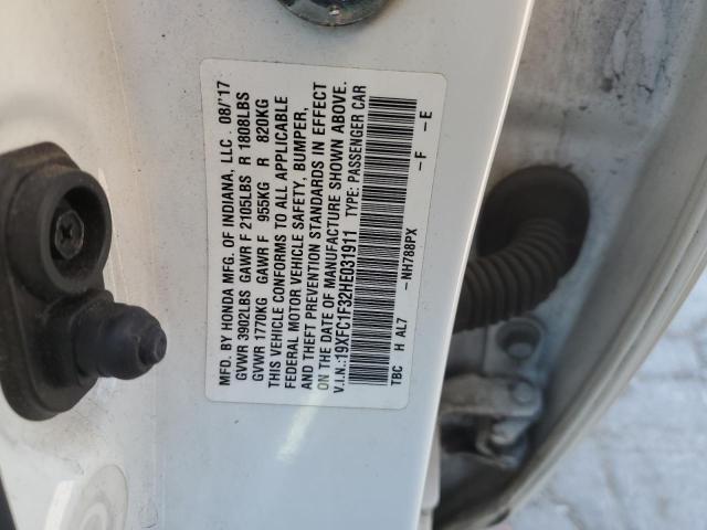 2017 HONDA CIVIC EX - 19XFC1F32HE031911