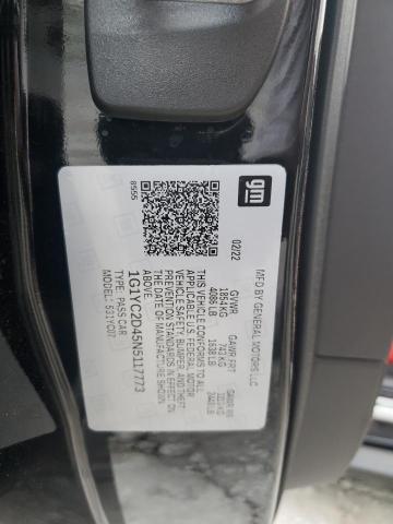2022 CHEVROLET CORVETTE S - 1G1YC2D45N5117773