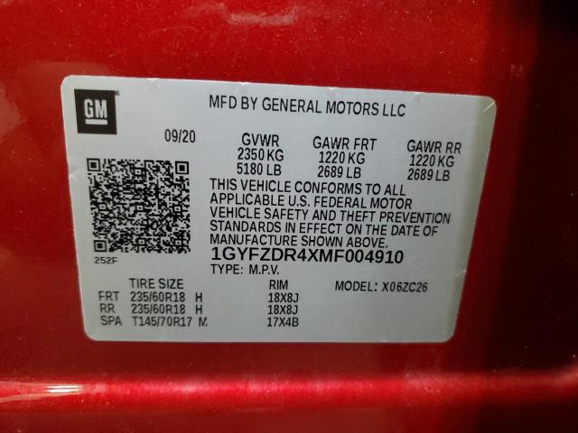 2021 CADILLAC XT4 PREMIU 1GYFZDR4XMF004910