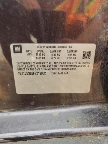 2015 CHEVROLET MALIBU 1LT - 1G11C5SL6FF219902