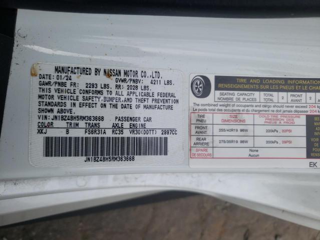 2024 NISSAN Z PERFORMA JN1BZ4BH5RM363668