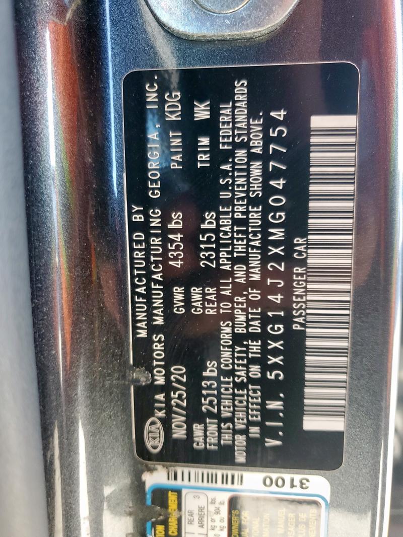 2021 KIA K5 LXS - 5XXG14J2XMG047754