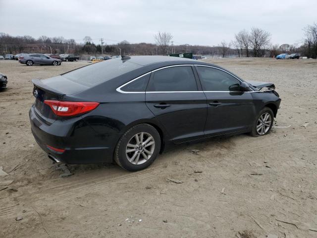 HYUNDAI SONATA SE 2015 black sedan 4d gas 5NPE24AF4FH119630 photo #4