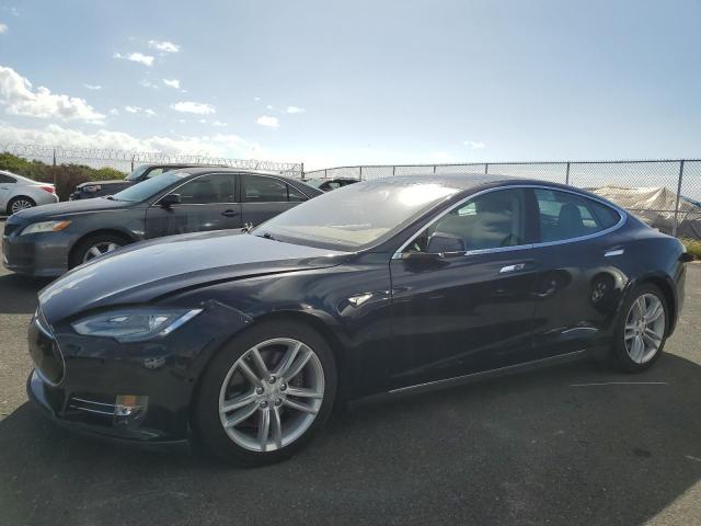 TESLA MODEL S 2014 blue  electric 5YJSA1H14EFP56836 photo #1