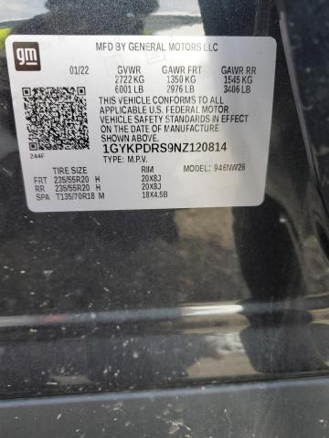 2022 CADILLAC XT6 PREMIU - 1GYKPDRS9NZ120814