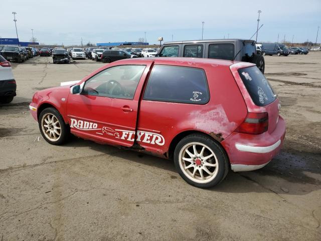 VOLKSWAGEN GTI GLS 2001 red hatchbac gas 9BWDD61J014050395 photo #3