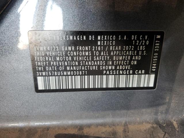 2021 VOLKSWAGEN JETTA SEL - 3VWE57BU5MM030871