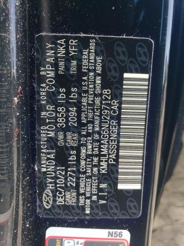 2022 HYUNDAI ELANTRA SE - KMHLM4AG6NU297128