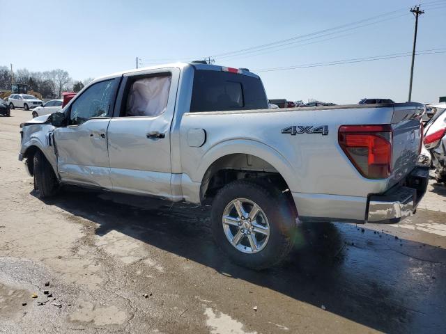 FORD F150 XLT 2024 silver  hybrid engine 1FTFW3LD4RFB87701 photo #3