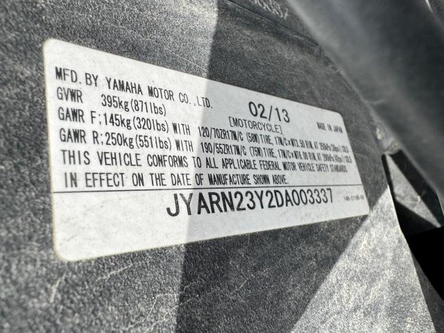 2013 YAMAHA YZFR1 C JYARN23Y2DA003337