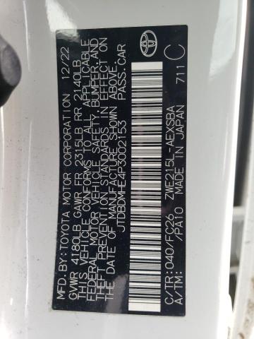 2023 TOYOTA COROLLA LE - JTDBDMHE4P3002153
