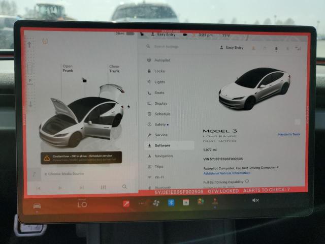2025 TESLA MODEL 3 - 5YJ3E1EB9SF902505