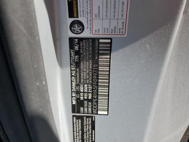 2015 MERCEDES-BENZ SLK 250 - WDDPK4HA5FF099715