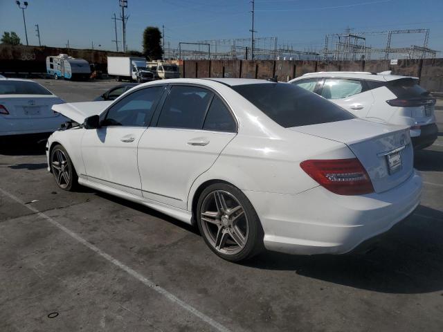 MERCEDES-BENZ C 250 2013 white sedan 4d gas WDDGF4HB5DA759307 photo #3