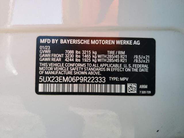 2023 BMW X7 XDRIVE4 - 5UX23EM06P9R22333