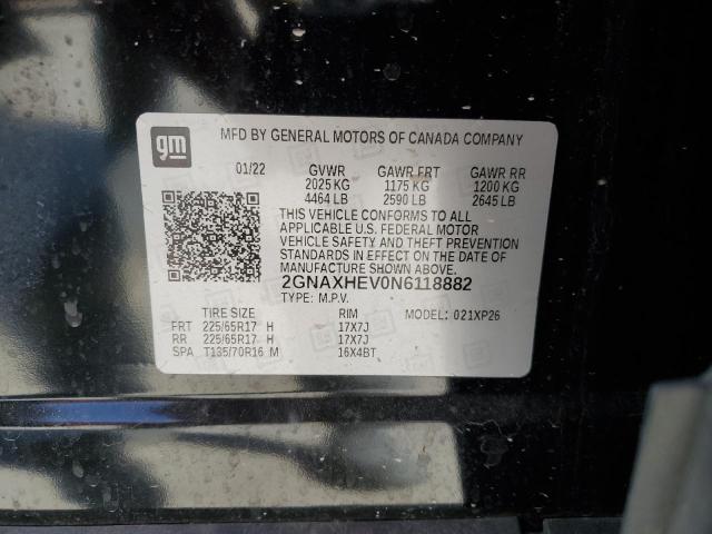 2022 CHEVROLET EQUINOX LS - 2GNAXHEV0N6118882