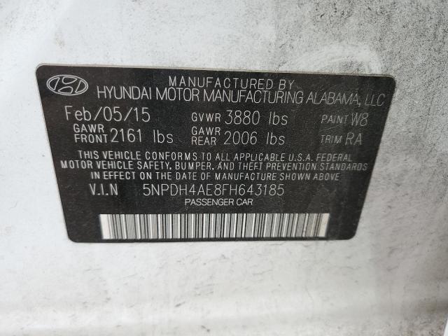 2015 HYUNDAI ELANTRA SE - 5NPDH4AE8FH643185