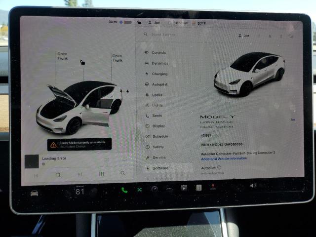 2021 TESLA MODEL Y 5YJYGDEEXMF065536