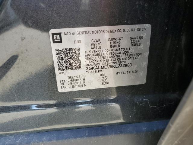 2019 GMC TERRAIN SL - 3GKALMEV5KL232983